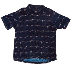 Vintage 2000s Button Down Geometric Print Shirt